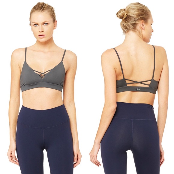 ALO Yoga Other - Alo Yoga Interlace Bra in Anthracite - Medium